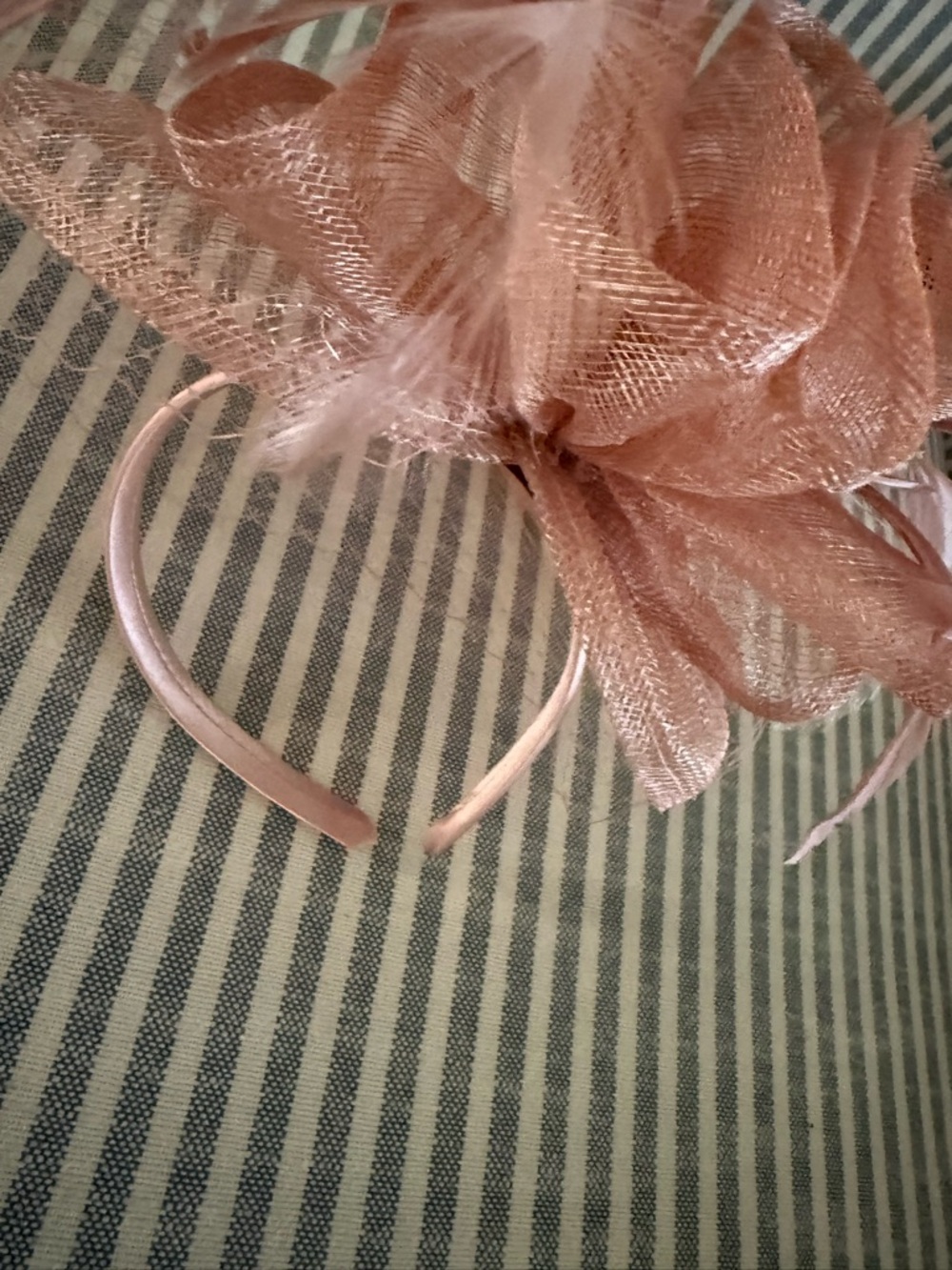 Delicate Blush Pink Fascinator Headband